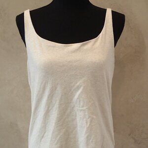 Croft and Barrow Size Large Tank Top Cream Color